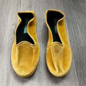 Piedàterre Kids Velvet Furlane Shoes – Yellow – EU 30 (US 12) – NWOT